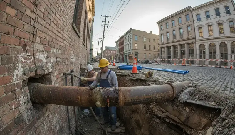 Expert Plumbing Pro - early-signs-of-water-line-stress-in-historic-downtown-properties