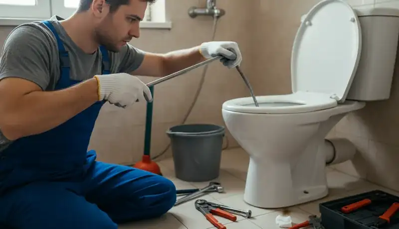Expert Plumbing Pro - clogged-toilet-repair